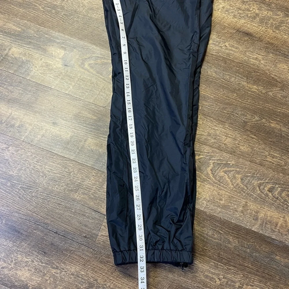 Obermeyer Cannon Rain Pants Mens XL Elastic Waist Ski Black Nylon Unlined